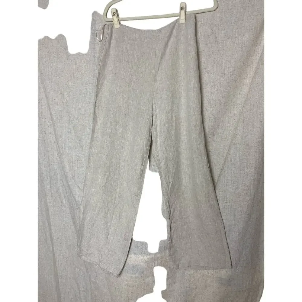 Reformation Scarlett Linen Cream Two Piece Set Size 8